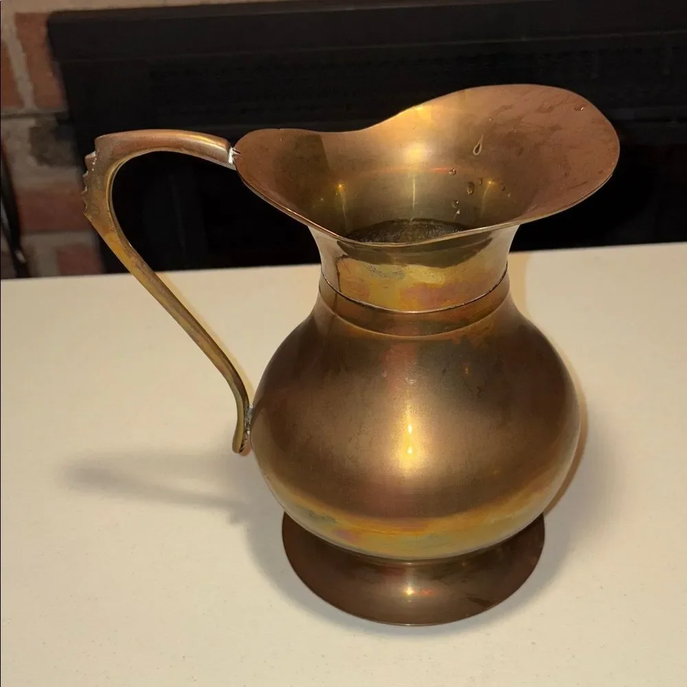 Vintage Brass Pitcher